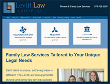 Tablet Screenshot of levittlawgroup.com